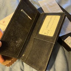 $850 NEW Authentic Versace embossed Men's Leather Wallet Vintage