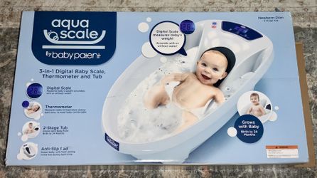 Electronic Baby Scale, Thermometer and Tub