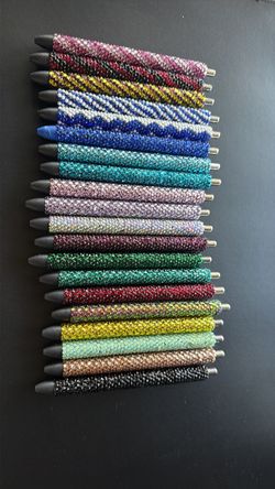 Handmade rhinestone peens