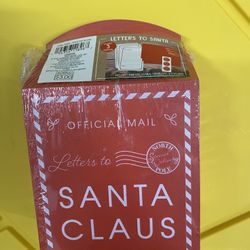 Santa Claus Wooden Mailbox
