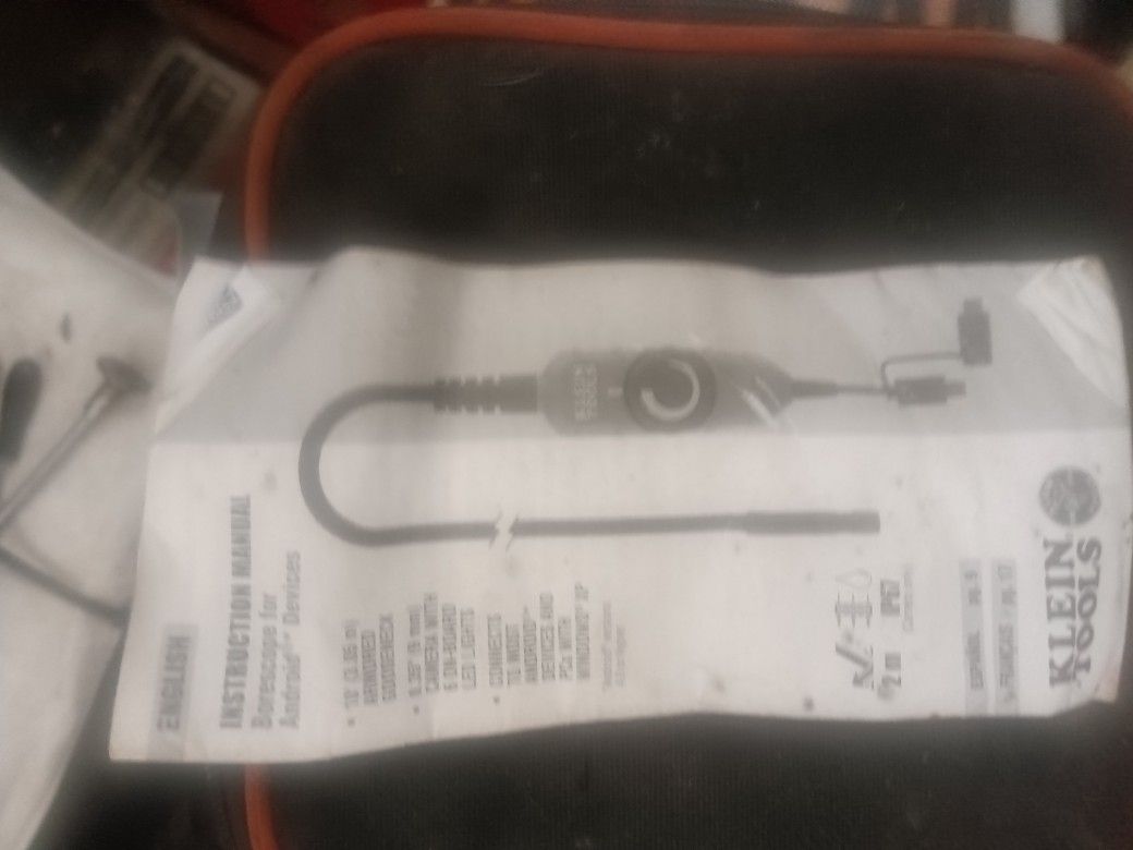 Klein Borescope Camera With Six Led Lights