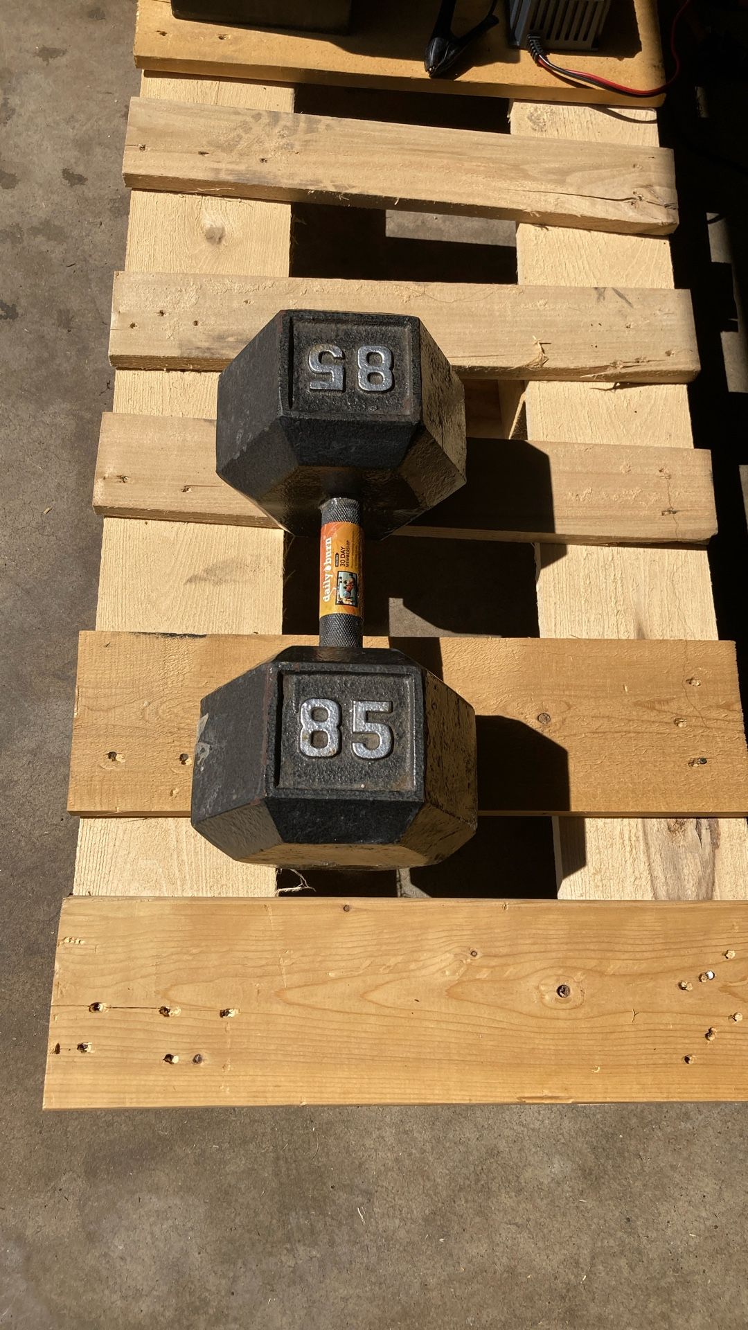 85lb Hex Dumbbell