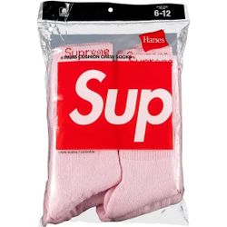 Supreme/Hanes Crew Socks