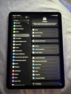 Purple iPad Air And Apple Pencil Pro