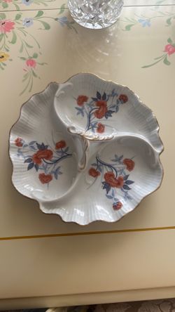 Limoges France 3 sectional serving plate