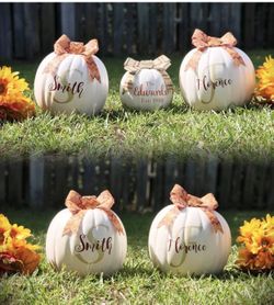 Personalized pumpkins