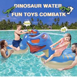 Giant Dinosaur Swimming Pool Floatie Summer Fun Beach Lake Sea Pool Raft for Kids Adults Water Play Toy Party Outdoor Activities