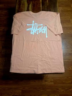 Stussy Men's -Cut Tag- Peach Short-Sleeve Tee