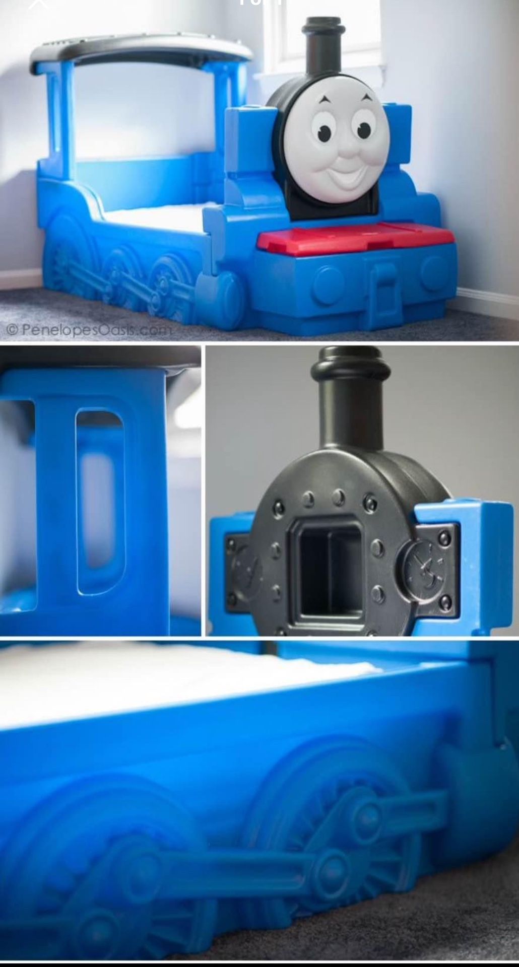 RARE Thomas The Train Toddler Bed With Storage