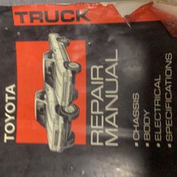 Factory 1989 Toyota Repair Manual