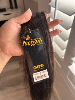 Rumy 100% Human Hair Extensions 20” – Light/Medium Dark Brown – New, Never Worn