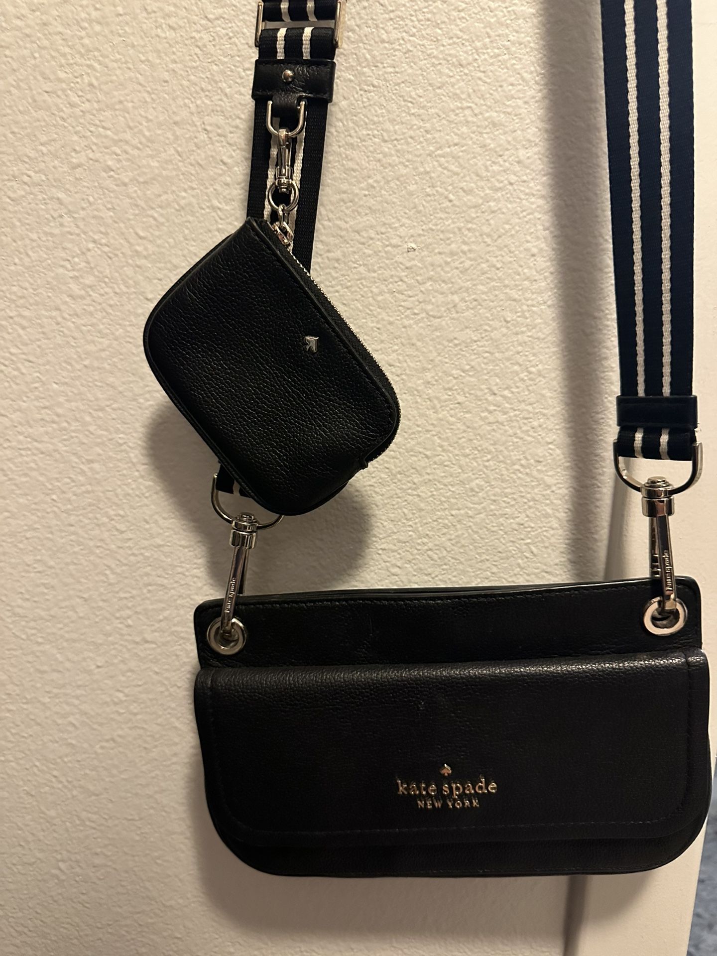 Kate Spade Black & White Crossbody 