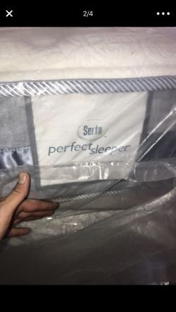 Queen serta perfect sleeper with box spring