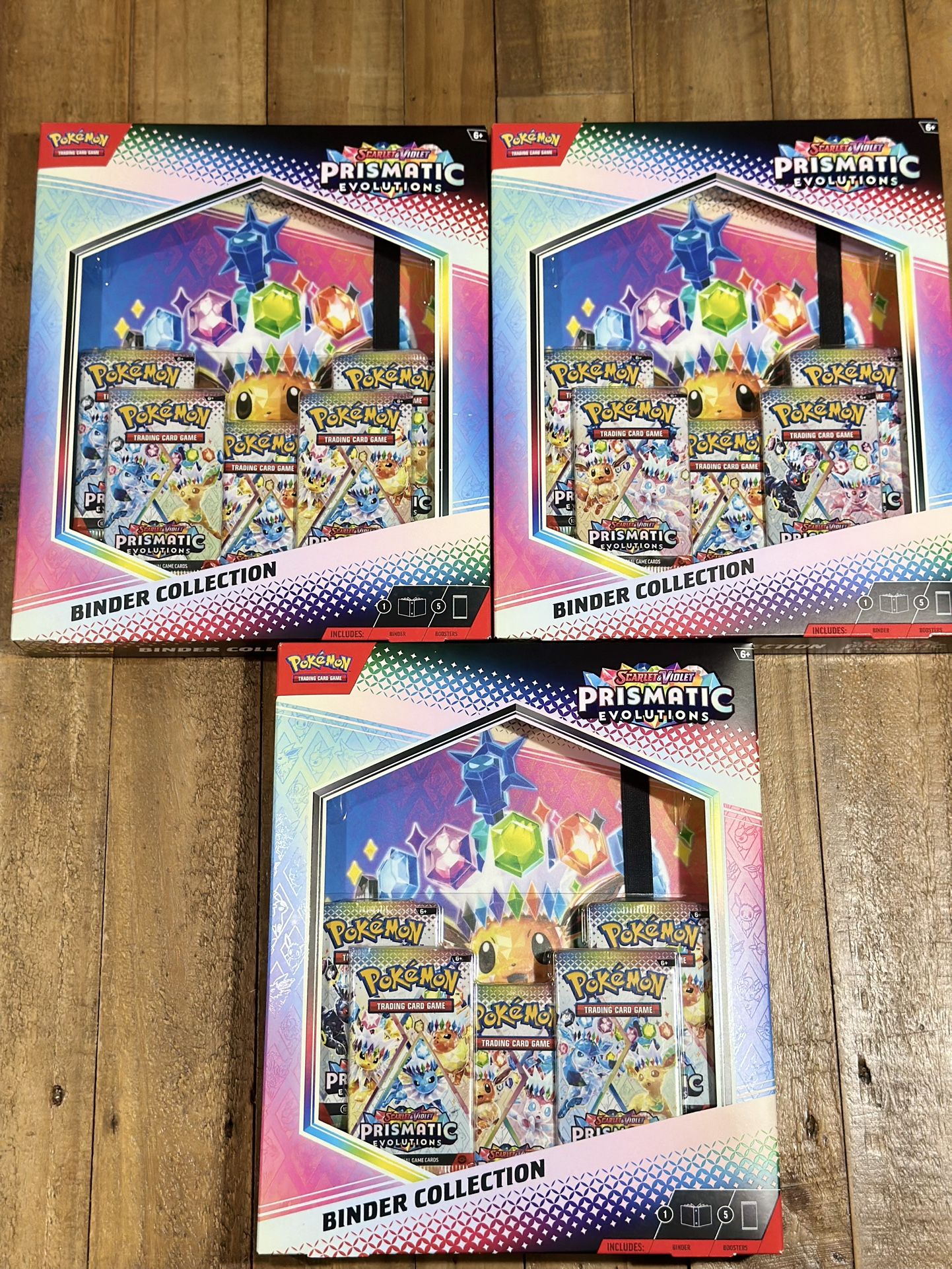 Pokemon Prismatic Evolutions Binder Collection