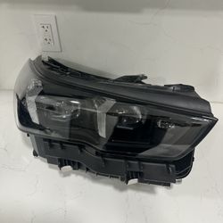 BMW M5 5 SERIES G60 SHADOWLINE BLACK ORIGINAL OEM RIGHT PASSENGER LED HEADLIGHT CLEAN NO DAMAGE 2025/2026