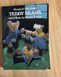 VTG 1964 How To Make Teddy Bears Book 