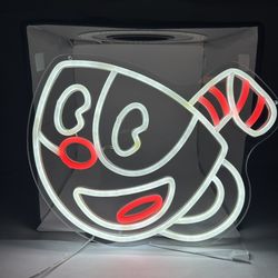 Cuphead Neon Led Sign