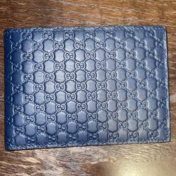 Gucci Navy Blue Wallet