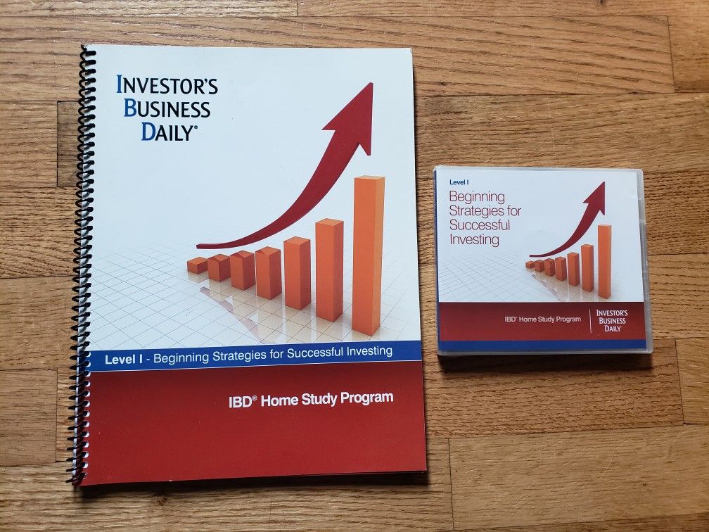 NEW Investor's Business Daily IBD Study Program 3 DVD Investing Strategies Book