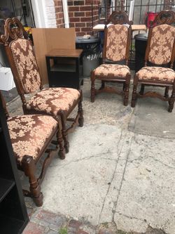 4 diner chairs