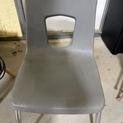 School Chairs Grey