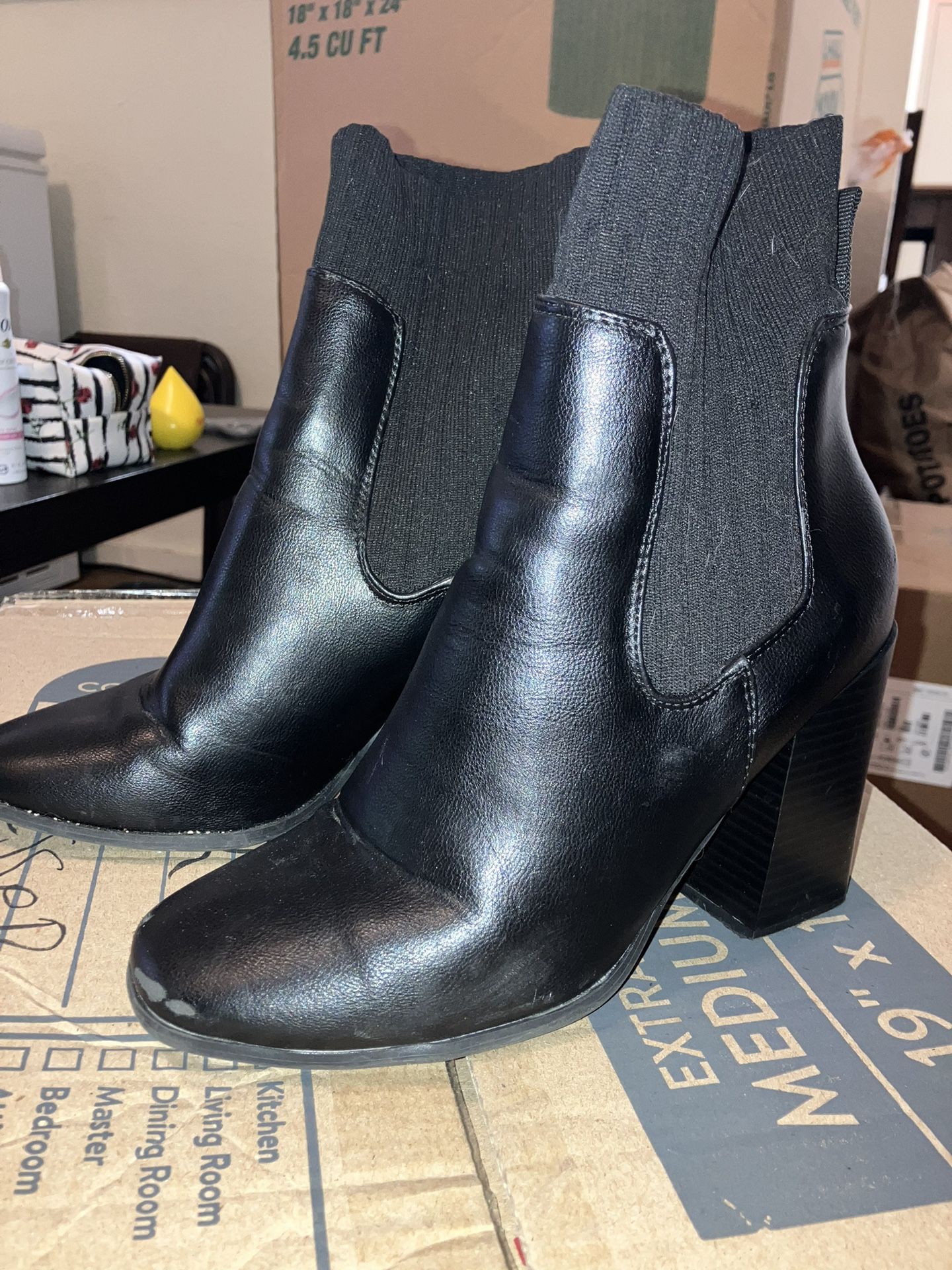 Black Short boots Size 7.5