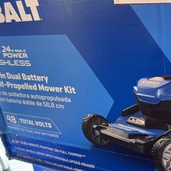 Kobalt 48-volt, 20-in Cordless Self-propelled Lawn Mower with (2) 24-volt, 5 Ah Battery Included Batteries Included