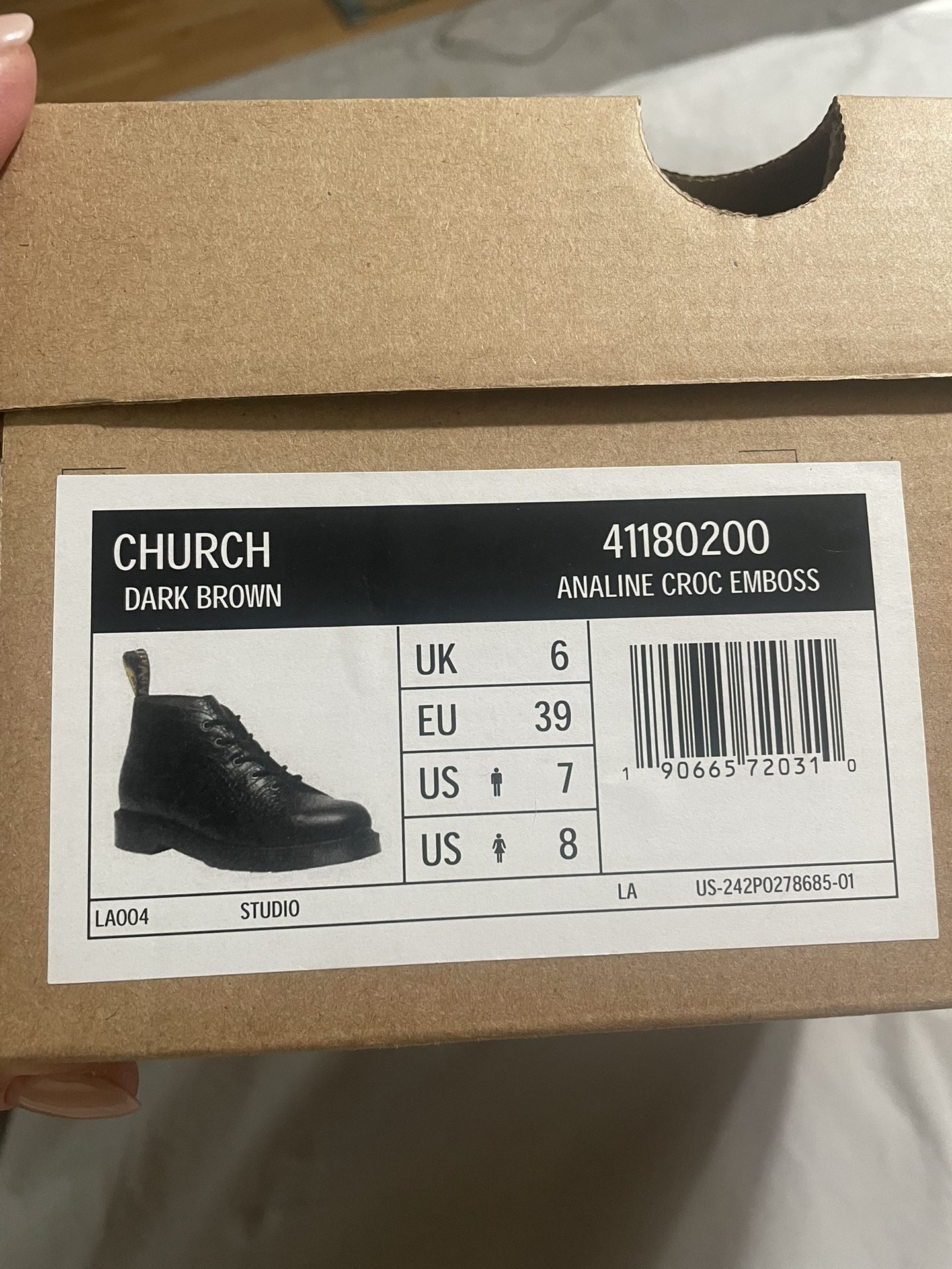 Dr Martens Church Crocodile