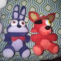 Bonnie And Foxie Plushies 