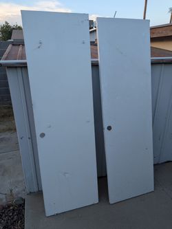 White Doors 24x80
