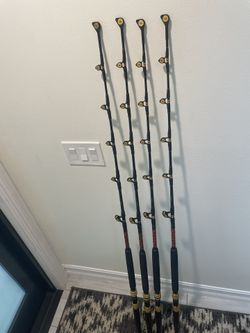 Pinnacle 30-80 All Roller 5'6” Trolling Rods for Sale in Boca