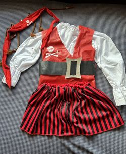 Girl Pirate Costume for Kids Size Small