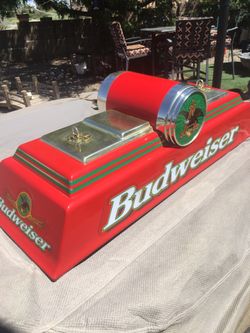 Budweiser Pool Table Light