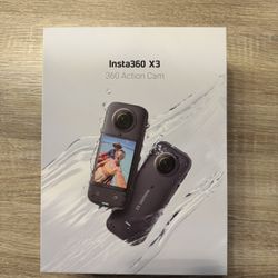 Insta360 X3 360 Action Camera + Case & Selfie Stick