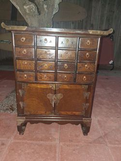 Chinese or Korean  Apothecary Chest