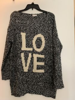 Tunic sweater size medium