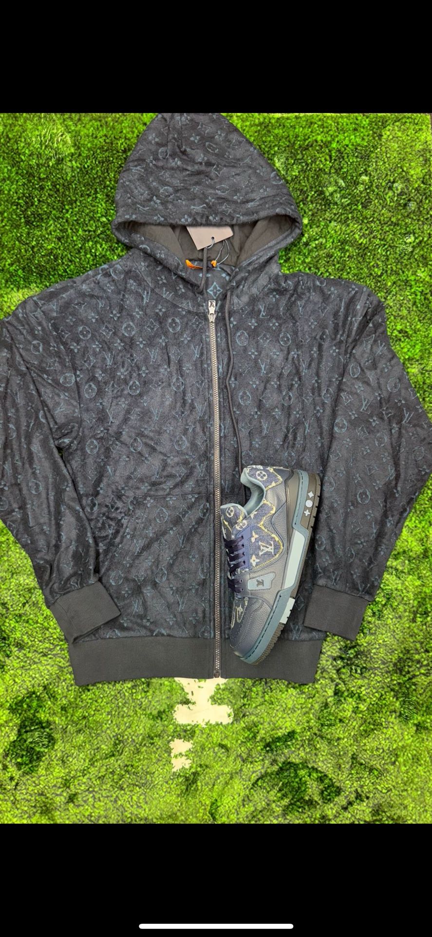 Black Hoodie Sz M Large 