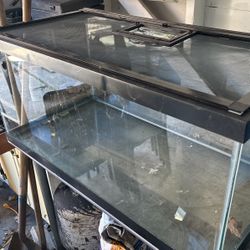 3’ x 18” aluminum pipe aquarium