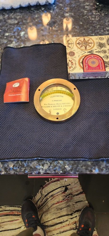Clinometer G WRIGHT (Solid Brass)