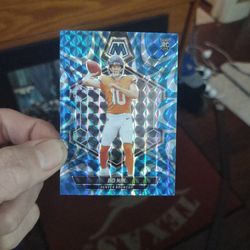 Bo Nix Blue Mosaic 