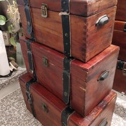 Stackable Wood Boxes Nice