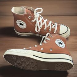 Rare Converse  Chuck Taylor All Star High Mustard Brown & Beige Sole Size 6 Men