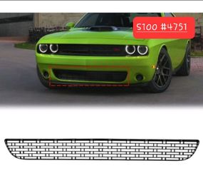 ➿️ Front Bumper Lower Grille For Dodge Challenger 15-22, Black