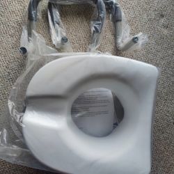 Raised Toilet Seat With Arms 