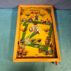 Tabletop Pinball Game Vintage 1950s