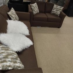 Beautiful Brand New Couch And Loveseat 