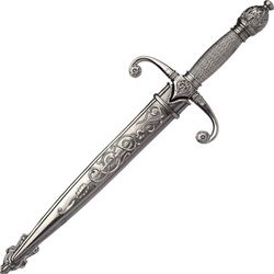 Knights Dagger With Scabbard 