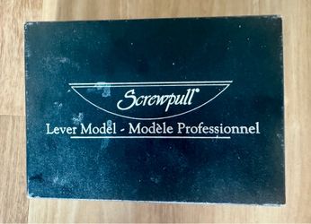 Screwpull Lever Wine Opener (Rabbit Style) w/ Case