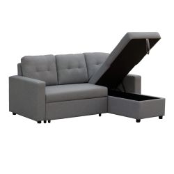 Gray L Shape Couch 🛋️ Brand New 🆕 Reversible L Part With Storage  