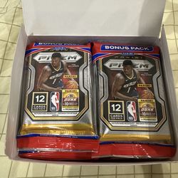 2020 - 21 PANINI NBA PRIZM BASKETBALL CELLO MULTI-PACK BOX (Lot of 12 PACKS)